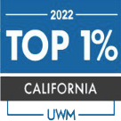 2022 top 1% in CA Award